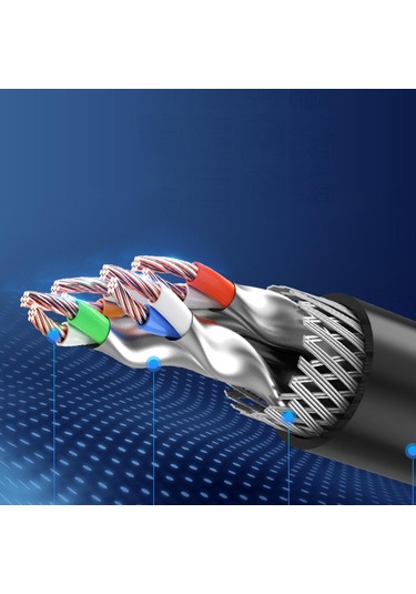 Suntek Ethernet Kablosu 40 Gbps 2000 Mhz Lan Yaması 2m