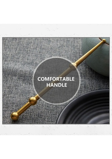 Fortunelane Temiz Bakır Akupresür Kalemi - Akupunktur, Meridian Açma, Vücut Masajı, Kumaş Çanta Hediyeli Çok Renkli Çok Renkli