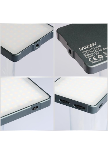 Sanger Pro-s180 V2 Bi-color Led Video Işığı