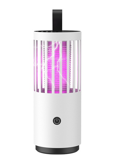 Singree Usb Şarjlı Ev Tipi Sivrisinek Yakalama Ve Öldürme Lambası, 360 Işık Dalgası Ve Turbo Emişli, Beyaz