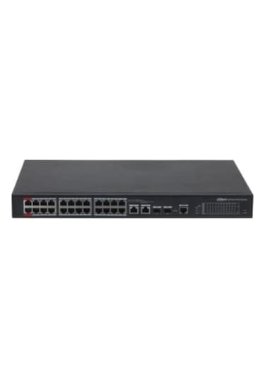 Dahua PFS4226-24ET-360-V3 24 Port 10/100 2 x SFP 360W Yönetilebilir Switch