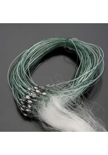 Reedark 3 Katlı Fiber Balık Ağını - 5 Parmak, 10cm Ağız Açığı, 25x1.3m Boyutlu Balıkçılık Gereci