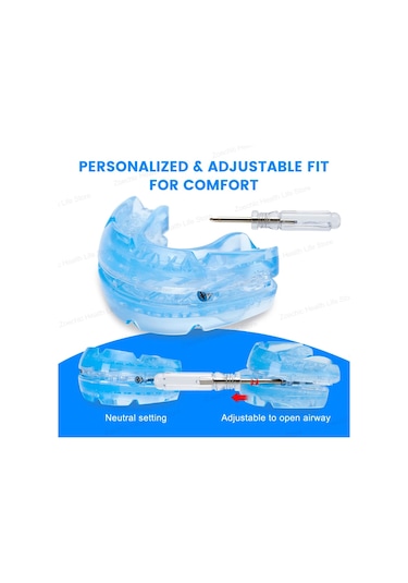 Ayarlanabilir Anti Horlama Ağız Koruyucusu Anti-horlama Ağızlık Uyku Cihazları Bruksizm Horlama Stoper Uykuyu Geliştirin Ağızlık Fildişi