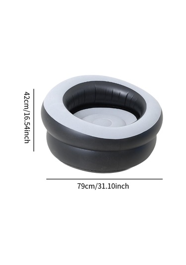 Suntek Dış Mekan Mobilyaları Kapalı Oyun Odası Için Şişme Gri Siyah