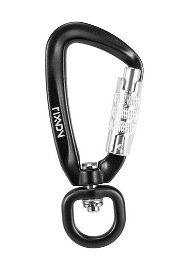 Pazly 360 Döner Alüminyum Karabina - 1100lb Dayanıklı, Hafif 2'li Paket, Çok Renkli Hamak/evcil Hayvan Tasması İçin Çok Renkli