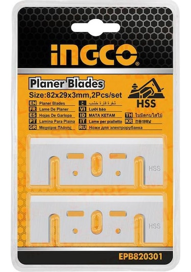 Ingco EPB820301 Planya Bıçağı Seti 2'li