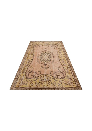 Eşsiz Anadolu Vintage Eskitme El Dokuma Halı 1,53 X 2,67 Cm 9085