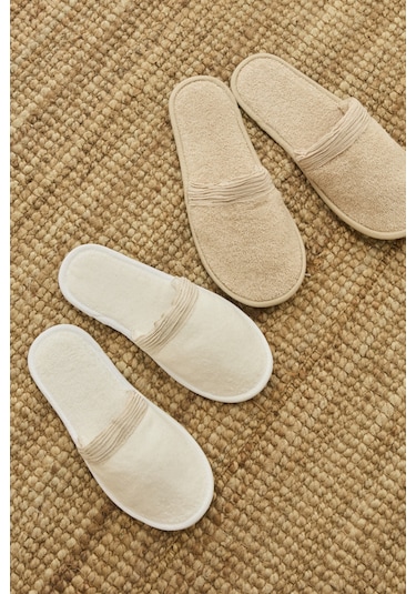 Kaşmir Home Elin 6 Parça Aile Banyo Seti Offwhite-bej Bej