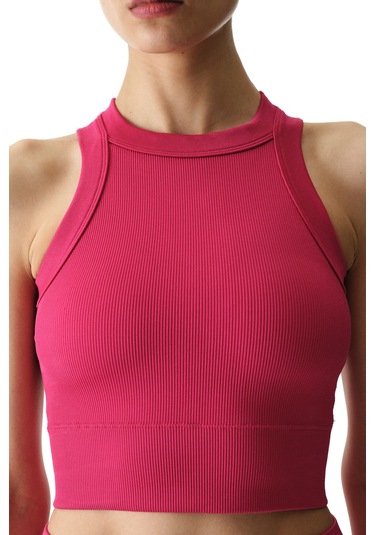 Penti Pembe Seamless Dikişsiz Halter Yaka Askılı Atlet Fc7