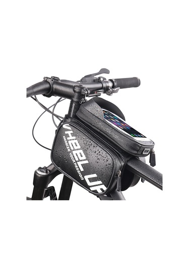 Wheelup 6.5 Inç Dokunmatik Ekran Bisiklet Çantası Su Geçirmez Telefon Çerçevesi Üst Tüp Bisiklet Çantası Çok Renkli