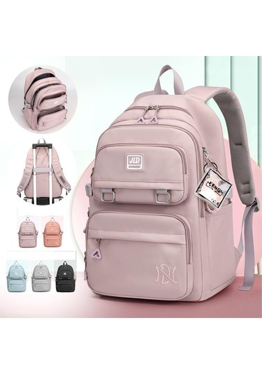 Büyük Kapasiteli Omuz Çantası Öğrenci Okul Çantası Mor