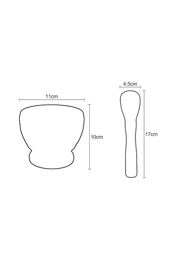 Eddya Sarımsak Ezici Kase Ezme Ev Kırma Kavanoz Harç Havaneli Mutfak Alet