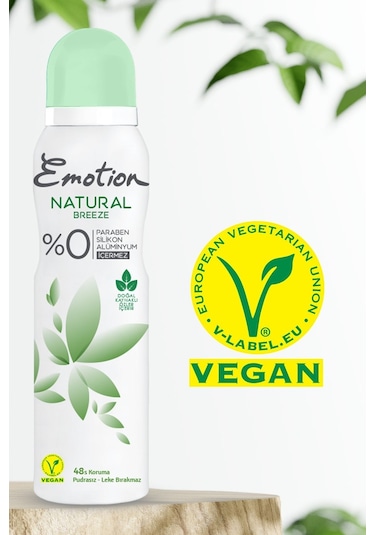 Emotion Natural Breeze Kadın Sprey Deodorant 3 x 150 ML
