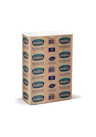 Belleza Standart Z Katlı Havlu 20 x 24 cm 150 Yaprak - 12 Adet