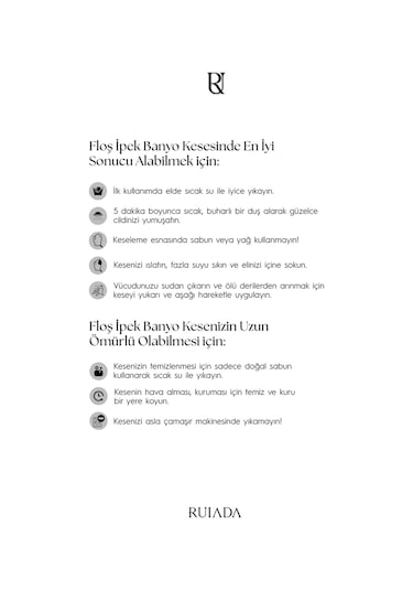 Flowers Series 50 Factor %100 Floş Ipek Ince Banyo Duş Kesesi Peeling Eldiveni Blue