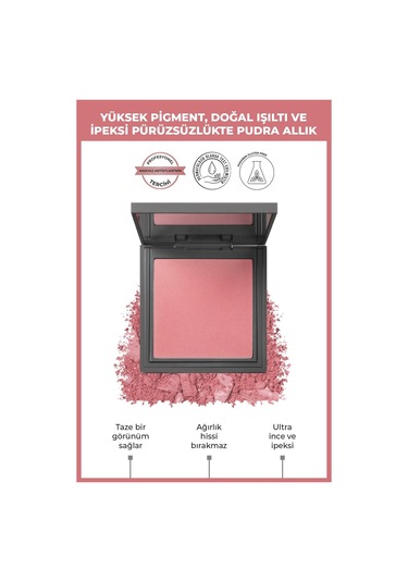 Alix Avien İpeksi Allık - Powder Blush 102 Peachy Rose