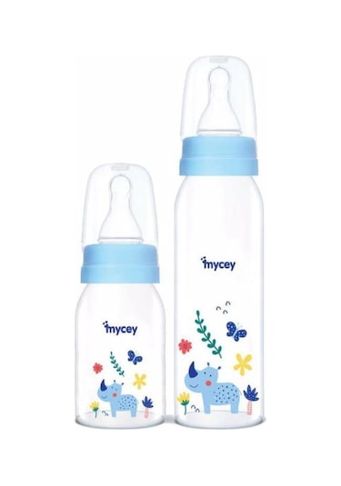 1001cesit Avm Mycey 2'li Cam Biberon 125 Ml 250 Ml