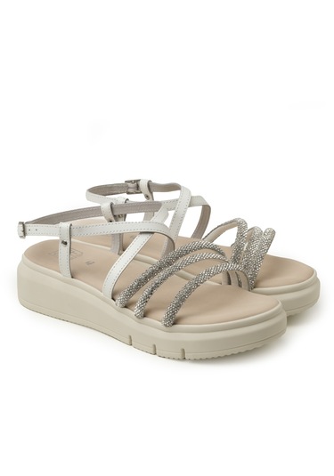 Sandalet Kadın Diğer 8h5193pm Comart Vıtello Pelle B2 Bianco Beyaz