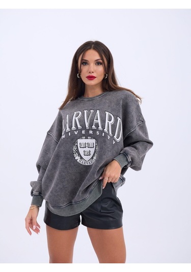 7lucky Life Kadın Sweat-füme Füme