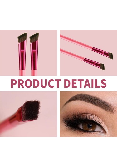 Wezone 2 Adet Çok Fonksiyonlu Kaş Fırçası - İnce Tüy, Dürtmeyen, Su Ve Ter Dayanıklı, Doğal立体 Göz Kaşları İçin