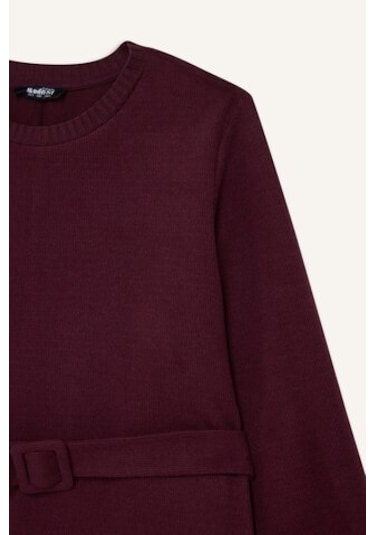 DeFacto Regular Fit Bisiklet Yaka İçi Yumuşak Tüylü Selanik Kumaş Uzun Kollu Tunik F4156AX25SPBR285 Bordo DeFacto Regular Fit Bisiklet Yaka İçi Yumuşak Tüylü Selanik Kumaş Uzun Kollu Tunik F4156AX25SPBR285 Bordo