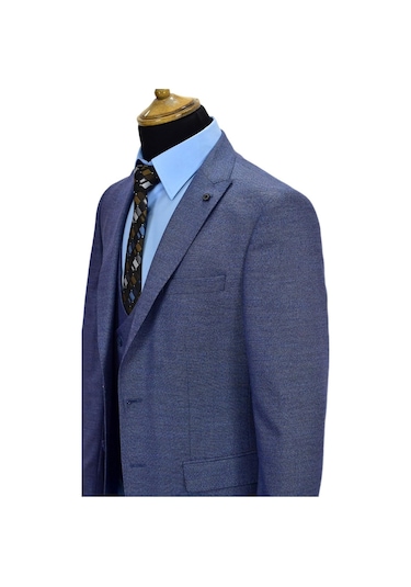 Erkek Takım Elbise Silim Fit Çift Yırtmaçlı 6 Drop 774 001