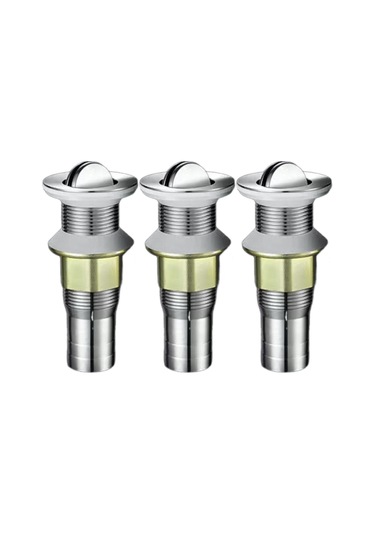 Suntek 3 Parça Lavabo Gider Tıkacı Silikon Conta Sağlam Stil D