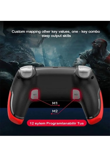 P06 Elite Bluetooth Gamepad PS4 Uyumlu Ps3 Pc Switch Uyumlu Oyun Kolu