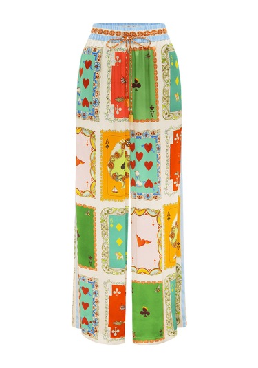 Alemais Rahat Ve Şık Pantolon Multi Colour