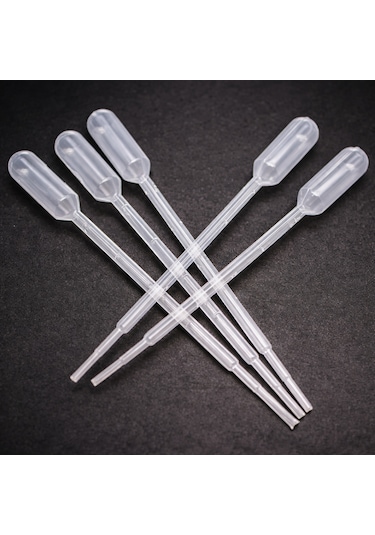 Pastör Pipet 1 Ml - 100 Adet - Plastik Damlalık Polietilen