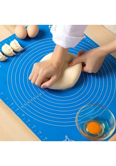 River World 40x50 CM Silikon Ölçekli Kullanımı Kolay Hamur Açma Ma