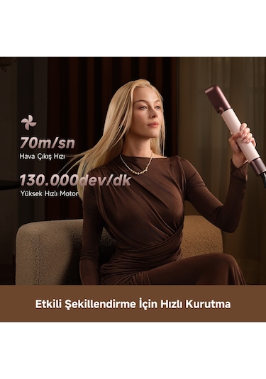 Dreame Airstyle Pro Hı Çoklu Saç Şekillendirici Pembe