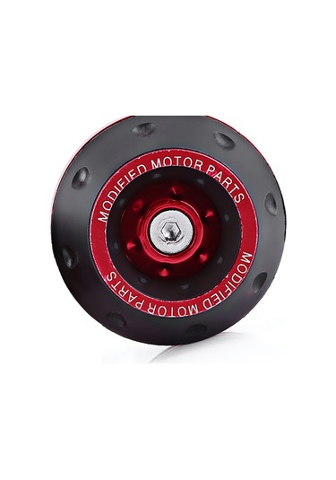 Yaozixa Motorsiklet Cnc Alüminyum Ön Çatal Koruması - Kırılganlığı Azaltır, Dayanıklı Ve Anti-sürtünme Özelliği Kırmızı, Çift Adet