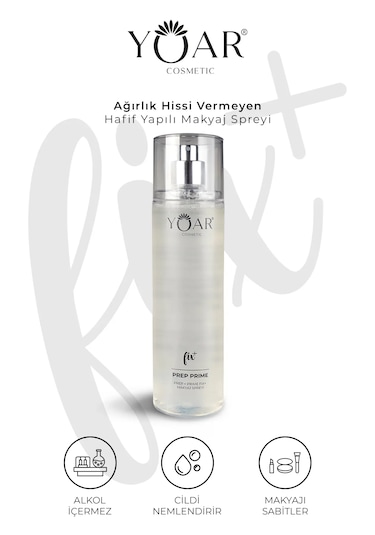Nemlendirici Makyaj Sabitleme Spreyi, Make-up Fix Sprey- E Vitaminli