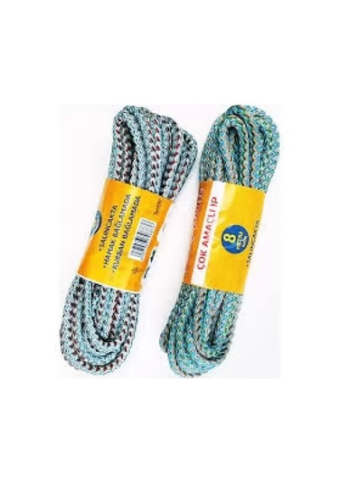 Çok Amaçlı Kalın İp 8 Mt 1 Adet -56456 Çok Renkli