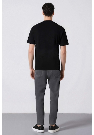 Defacto Pedro Slim Fit Dar Kalıp Normal Bel Dar Paça Jean Pantolon E7440ax25smnm55 Gri