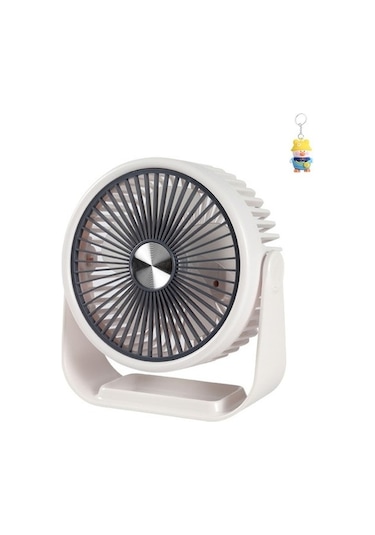 Masaüstü Fan: 6 Inç Usb Rüzgar Sessiz Ofis Elektrikli Fan - 3 Vites Ve 5 Kanatlı