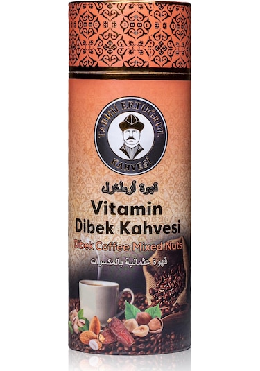 Tarihi Ertuğrul Kahvesi Vitaminli Dibek Kahvesi Silindir Kutu 1 KG