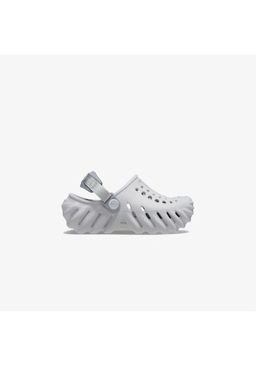Crocs Echo K Çocuk Gri Terlik Düz 208190 Gri