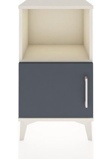 Arges Komodin 2 Raflı 44x30x80 Aytaşı-antrasit Aytaşı