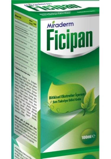 Miraderm Ficipan Şurup 100 Ml