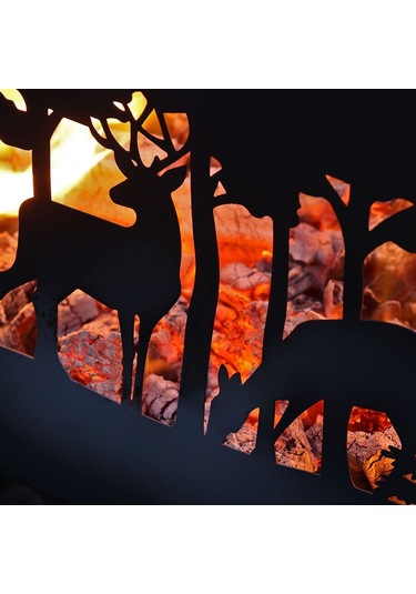 Geyik Desenli Şömine