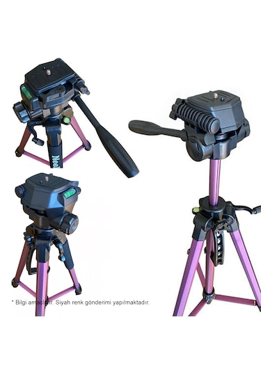 Tripod 170cm Profesyonel 3 Ayak Video Çekim Tripod Uzun Boy Sabit
