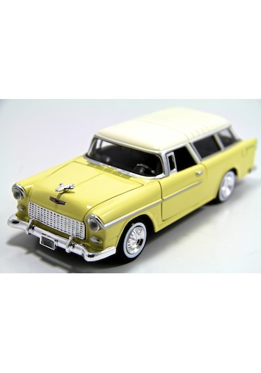 1955 Chevrolet Belair Nomad-1 24 Ölçek 20-22 Cm