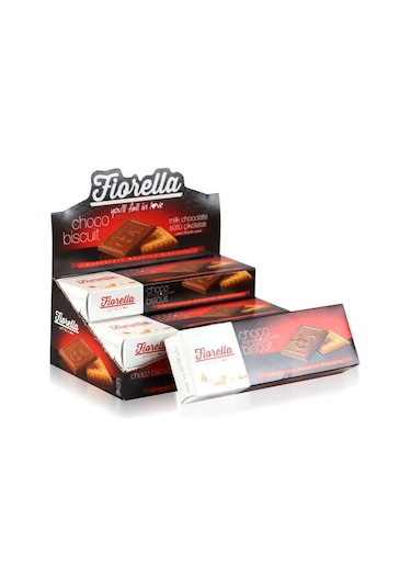 Fiorella Chocobiscuit Sütlü Çikolatalı Bisküvi 102 Gr. 6 Adet (1 Kutu)