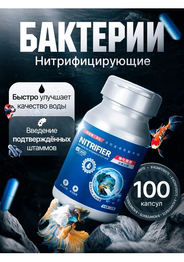 Vse Fish Akvaryum İçin Nitrifier Bakterileri 100 Kapsül Yee 450885588