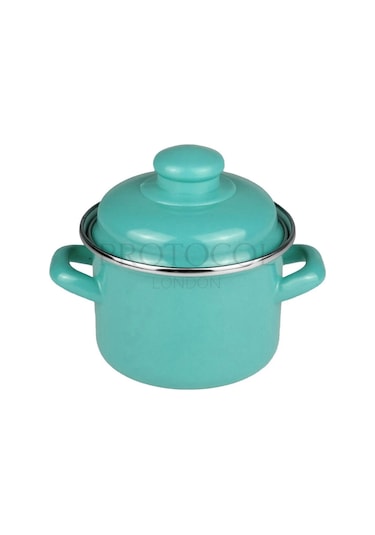 Protocol London Emaye Mini Derin Tencere Seti 12 Cm 900 ML