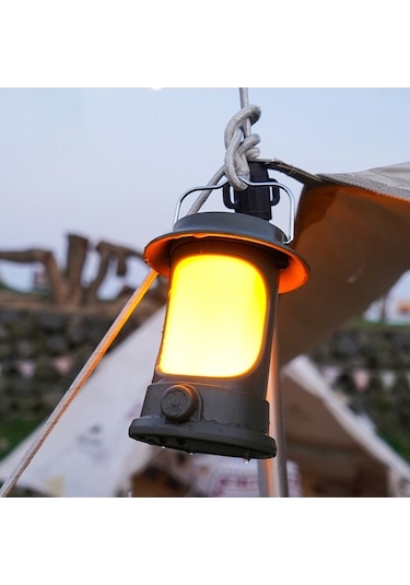 Pazly Taşınabilir Solar Usb Şarjlı Kamp Lambası: Su Geçirmez 1200mah, Kullanışlı Yeşil Tasarım Yeşil