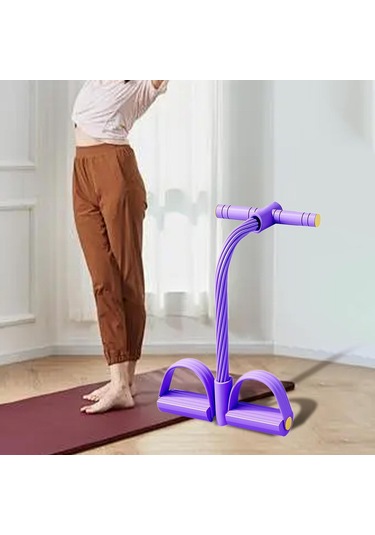 Suntek Omuz Kol Bel Için Pedal Direnç Bandı Çok İşlevli Menekşe