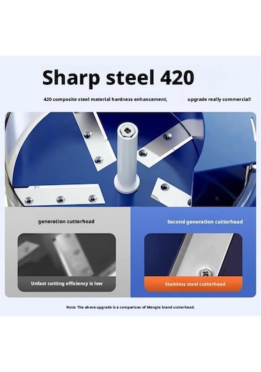 Vkemall 50w Motorlu Elektrikli Soğan Soyma Makinesi, 20 Saniyede Hızlı Meyve Sebze Soyma, Şarjlı 304 Paslanmaz Çelik, Ev Ve Ticari Kullanım Mavi